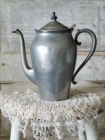 Good Old Pewter Coffee Pot