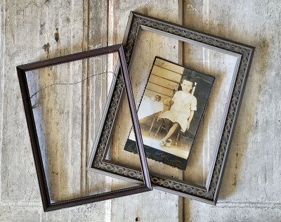 SOLD - Pair of Old Frames