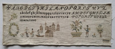 Lovely Unfinished Antique Sampler - SOLD